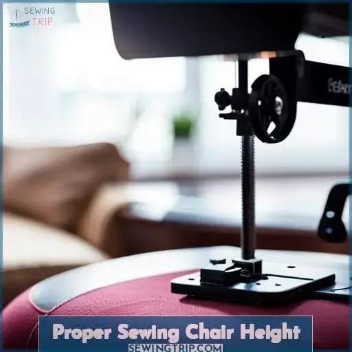 Proper Sewing Chair Height