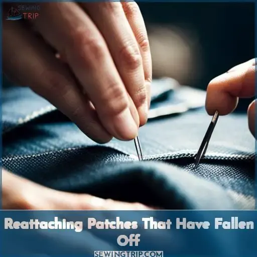 Reattaching Patches That Have Fallen Off