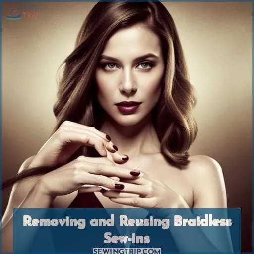 Removing and Reusing Braidless Sew-ins