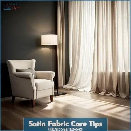 Satin Fabric Care Tips