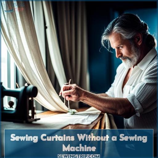 Sewing Curtains Without a Sewing Machine