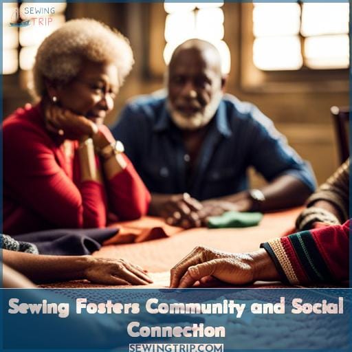 Sewing Fosters Community and Social Connection Sewing Fosters Community and Social Connection