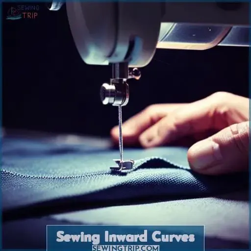 Sewing Inward Curves