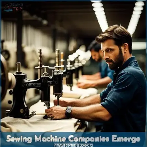 Sewing Machine Companies Emerge