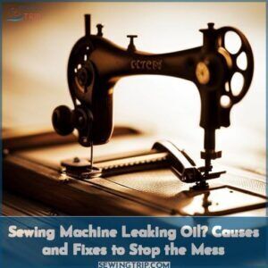 Sewing Machine Leaking Oil? Causes and Fixes to Stop the Mess 6 sewing machine leaking oil