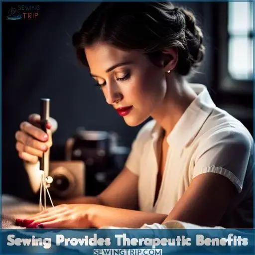 Sewing Provides Therapeutic Benefits