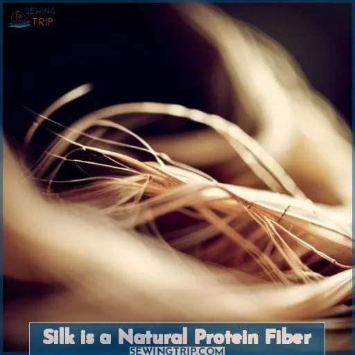 Silk is a Natural Protein Fiber