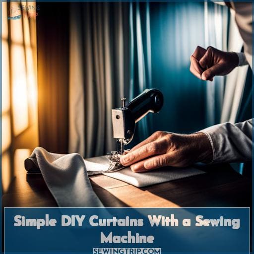 Simple DIY Curtains With a Sewing Machine