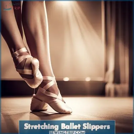 Stretching Ballet Slippers