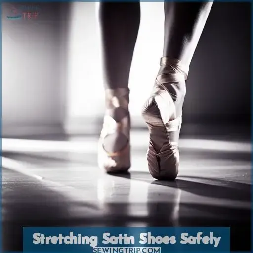 Stretching Satin Shoes Safely