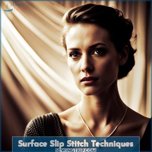 Surface Slip Stitch Techniques