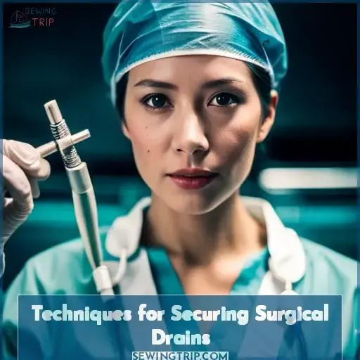 Techniques for Securing Surgical Drains