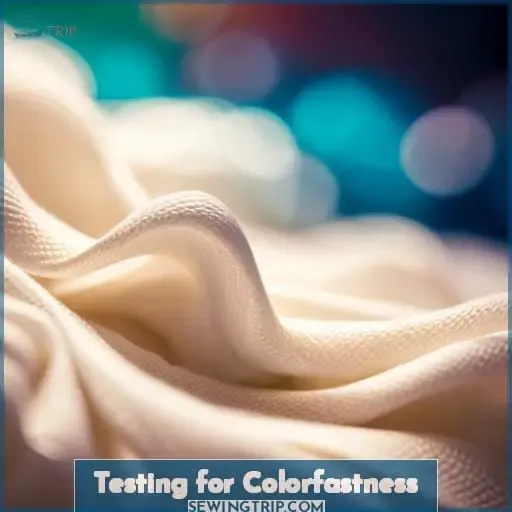 Testing for Colorfastness