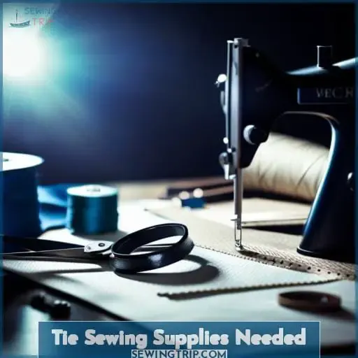 Tie Sewing Supplies Needed