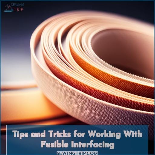 Tips and Tricks for Working With Fusible Interfacing