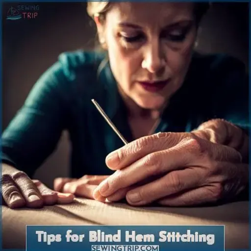 Tips for Blind Hem Stitching