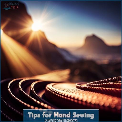 Tips for Hand Sewing