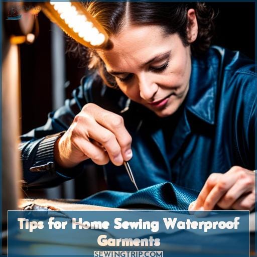 Tips for Home Sewing Waterproof Garments Tips for Home Sewing Waterproof Garments