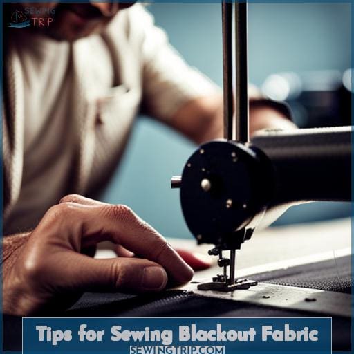Tips for Sewing Blackout Fabric