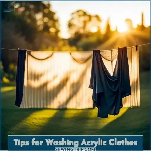 Tips for Washing Acrylic Clothes