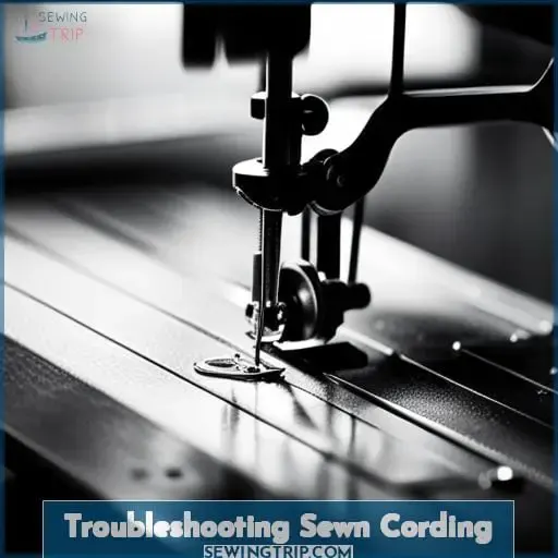 Troubleshooting Sewn Cording