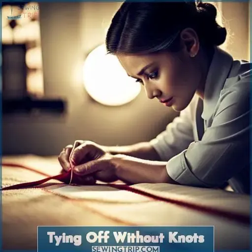 Tying Off Without Knots
