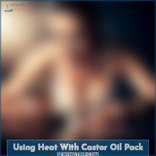 Using Heat With Castor Oil Pack Using Heat With Castor Oil Pack