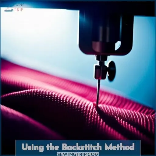 Using the Backstitch Method