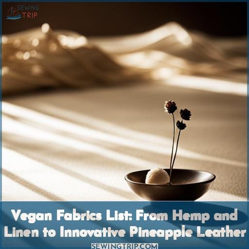 Vegan Fabrics List From Hemp and Linen to Innovative Pineapple Leather