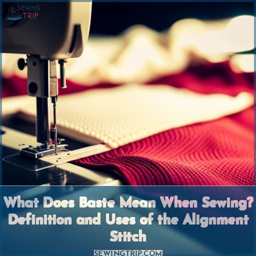 What Does Baste Mean When Sewing? Definition and Uses of the Alignment