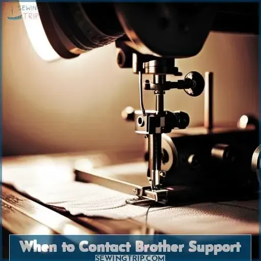 When to Contact Brother Support