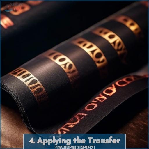 4. Applying the Transfer