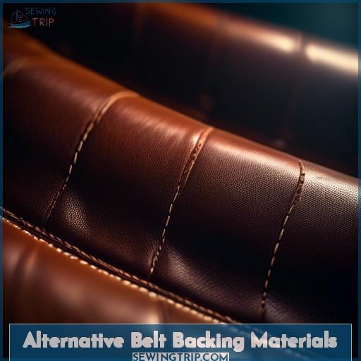 Alternative Belt Backing Materials