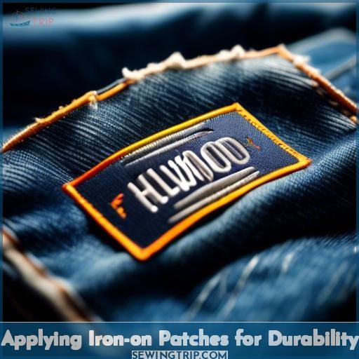 Applying Iron-on Patches for Durability