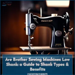 are brother sewing machines low shank