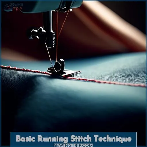 Basic Running Stitch Technique