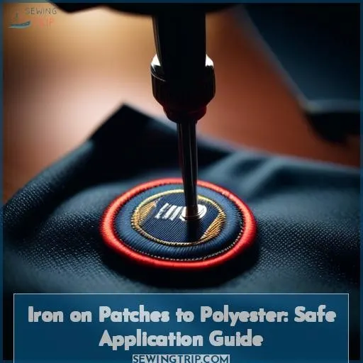 can you iron on patches to polyester