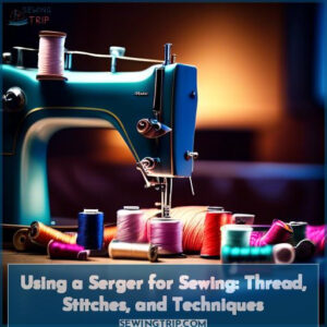 can you use serger for sewing