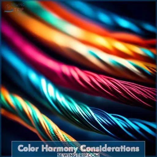 Color Harmony Considerations