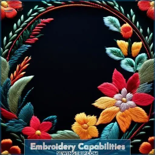 Embroidery Capabilities Embroidery Capabilities