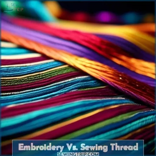 Embroidery Vs. Sewing Thread