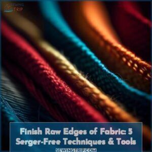 Finish Raw Edges of Fabric: 5 Serger-Free Techniques & Tools 8 finish raw edges of fabric without a serger