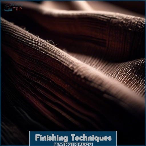 Finishing Techniques Finishing Techniques