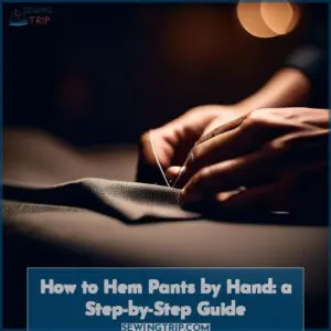 how to hem pants by hand