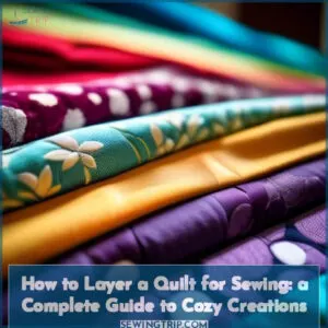how to layer a quilt for sewing