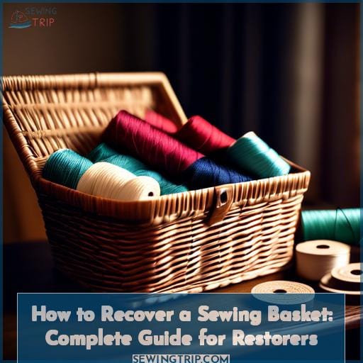 how to recover a sewing basket
