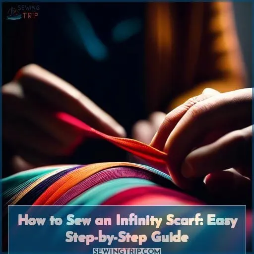 how to sew an infinity scarf