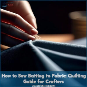 how to sew batting to fabric