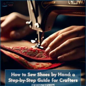 how to sew shoes by hand