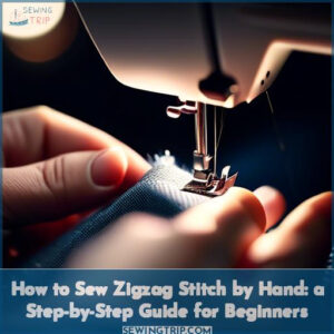 how to sew zigzag stitch by hand